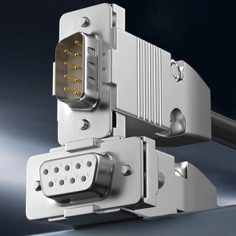 Double Shielded RS232 DB9 Cable for Fast Speed Data Transfer in Various Lengths 83CE