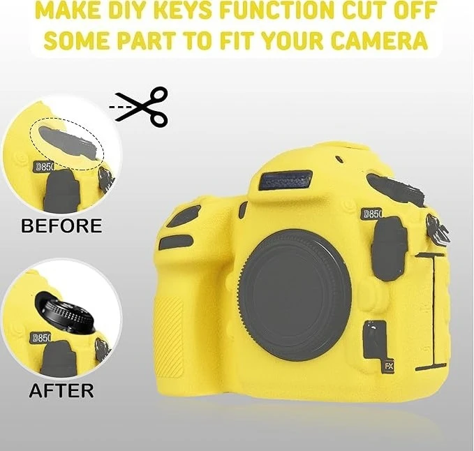 

For Nikon D850 DSLR Camera Bag Accessories Silicone case cover Soft Silicone Rubber D850 Camera Protective Body Case Skin