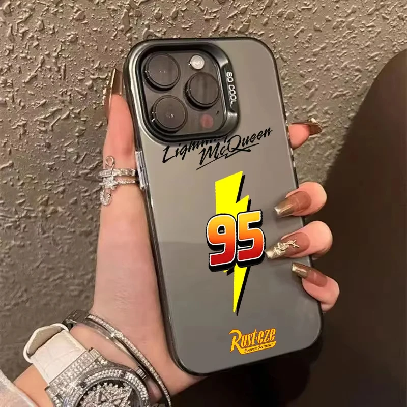 Casing Ponsel Cars Lightning Mcqueen Jackson Storm Coque Untuk Samsung Galaxy S25 Ultra S24 S23 S22 S21 Plus S20FE A55 A54 A35 Cover