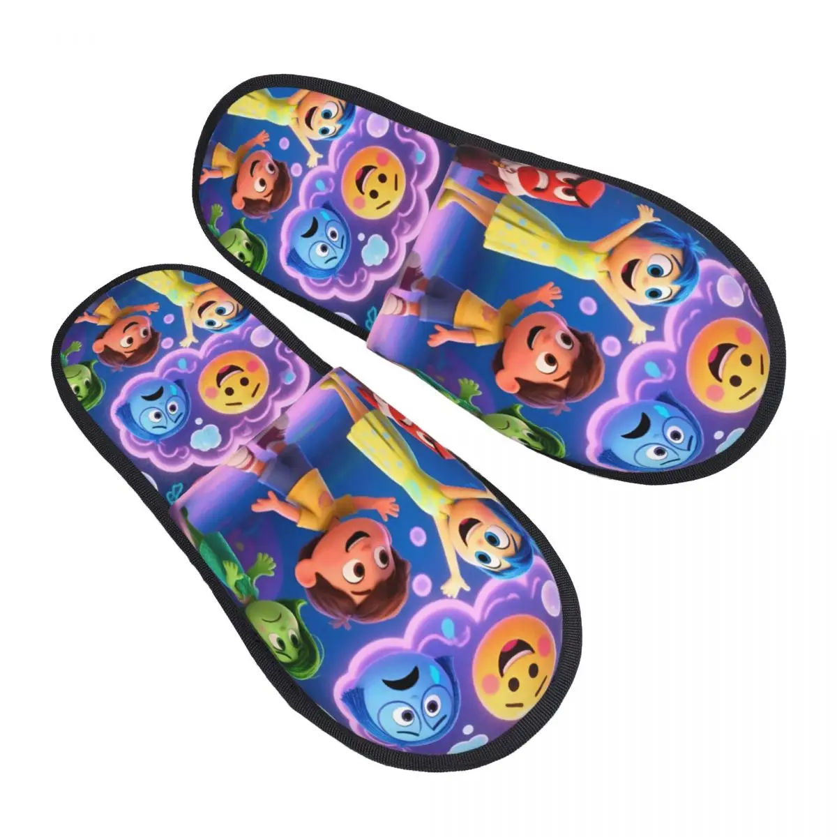 

Custom Print Women Inside Out House Slippers Soft Warm Grow Up Flim Memory Foam Fluffy Slipper Indoor Outdoor Shoes