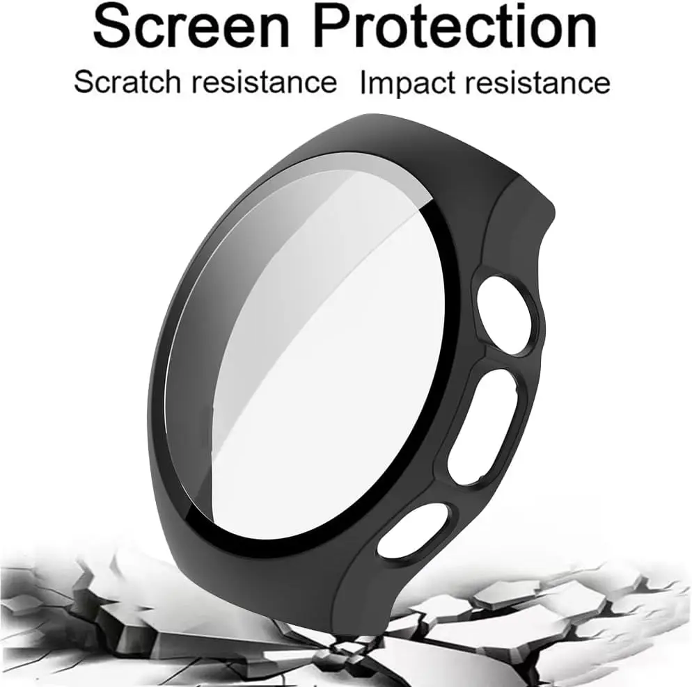 Case For Huawei Watch 5 46mm 42mm Tempered Glass Shell PC Hard Case Anti-scratch Screen Protector For Huawei Watch 5 Accessories