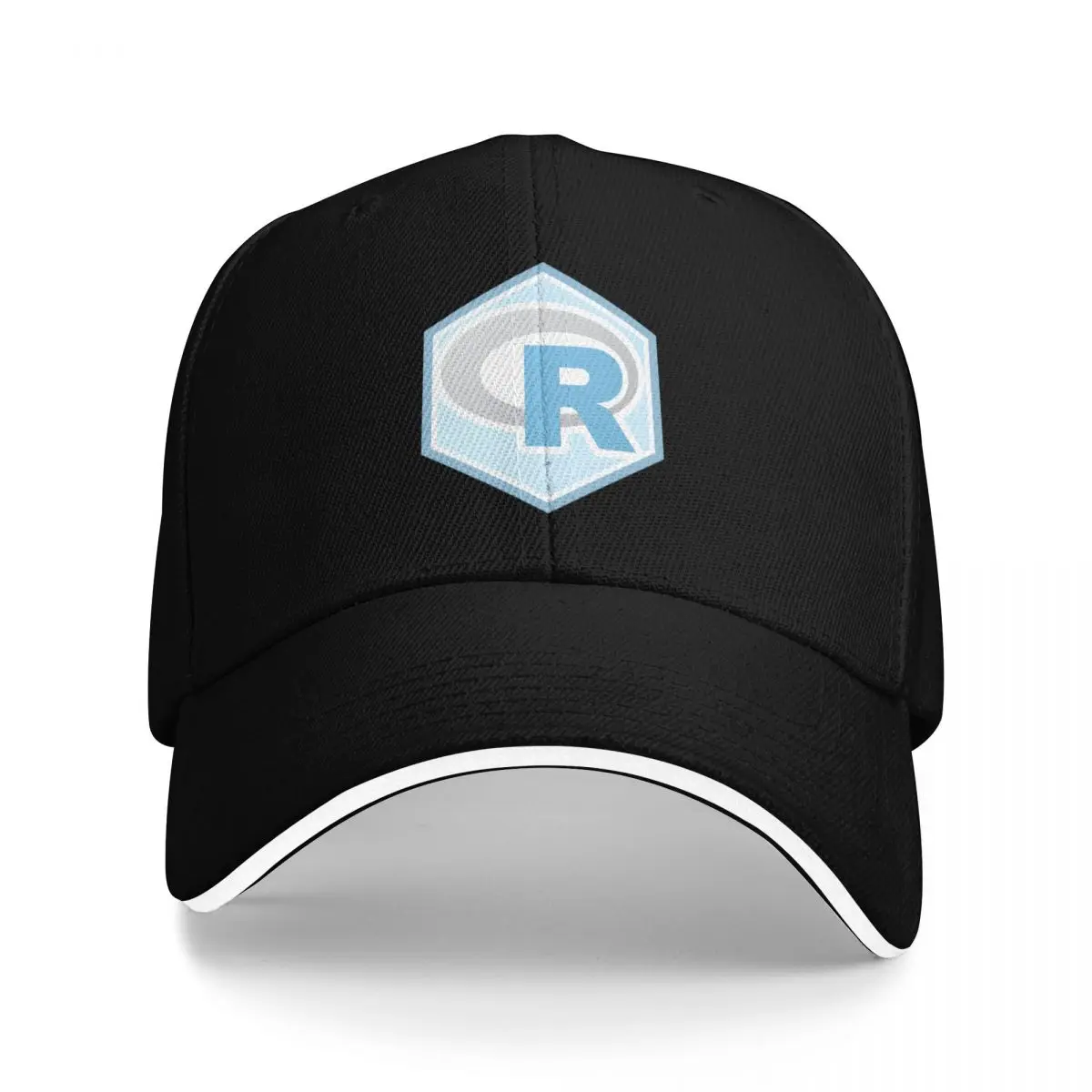 

R Programming Language Data Stats Hexagon design Baseball Cap western Hat Sunscreen Mens Hats Women's