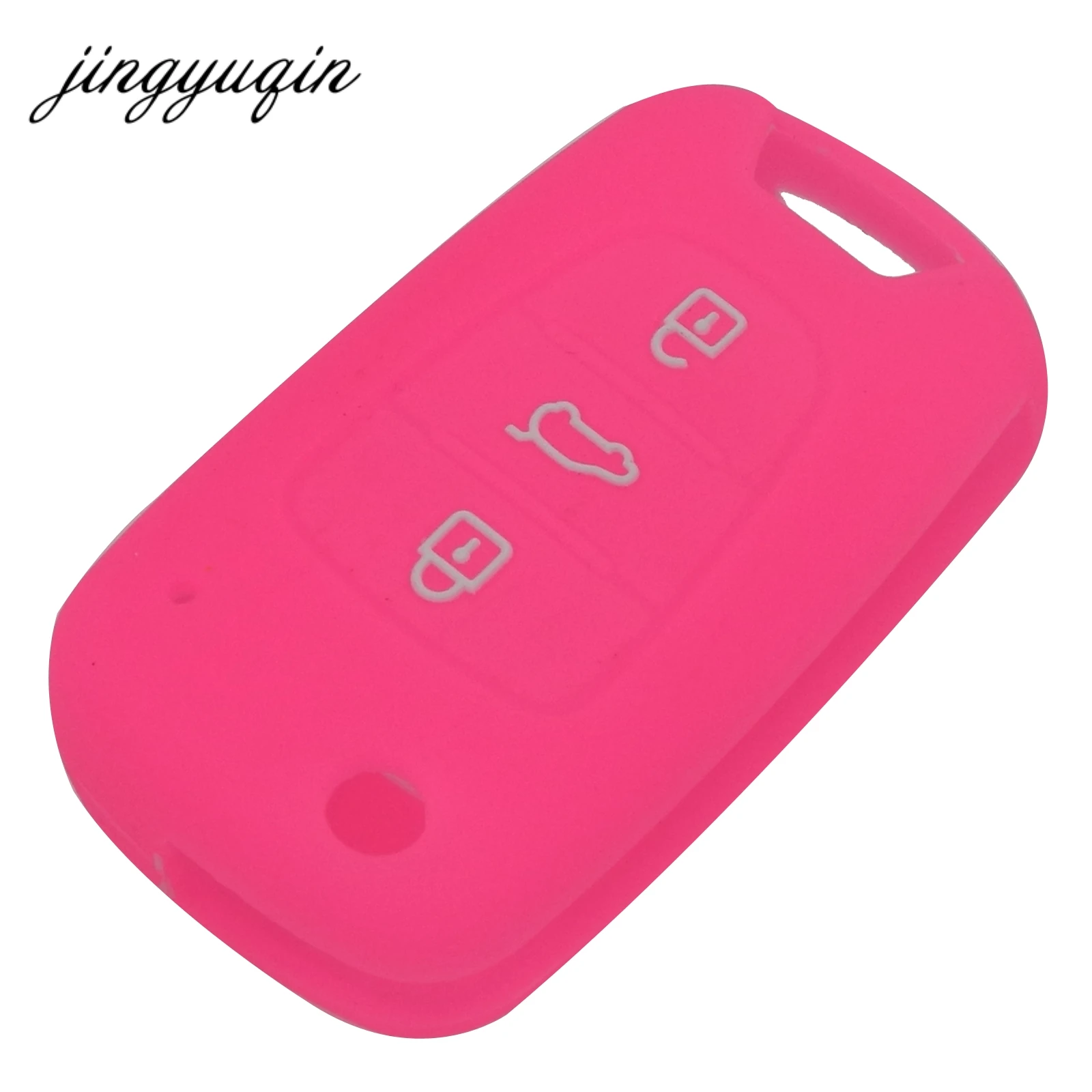 jingyuqin Silicone Key Cover For Kia RIO K2 K5 Sportage Sorento fit Hyundai i20 i30 i35 iX20 iX35 Solaris Verna Folding fob Case