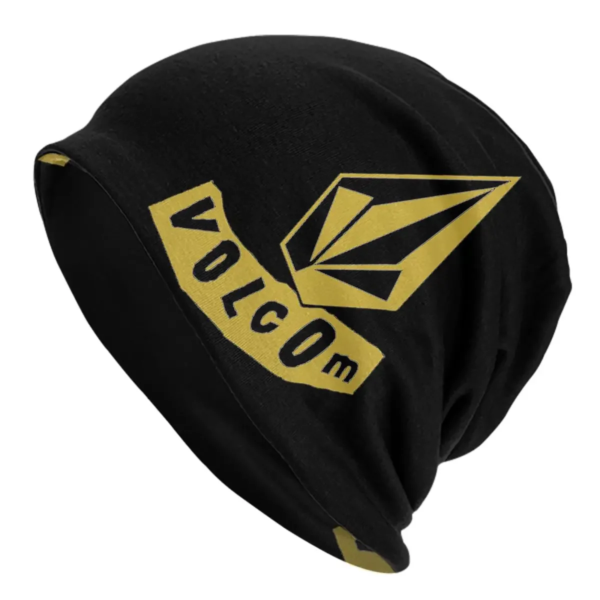 

Volcom Logo Warm Knitted Cap Fashion Bonnet Hat Autumn Winter Outdoor Beanies Hats for Unisex Adult