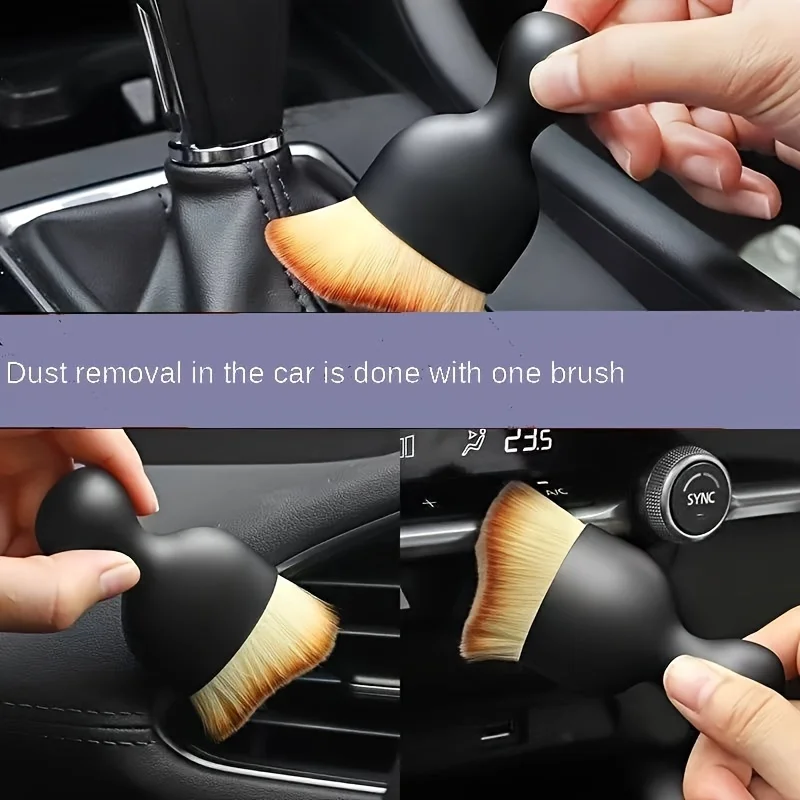 Car Room Cleaning Tool Air Conditioner Air Outlet Cleaning Soft Brush Car Scrubbing Gap To Remove Dust Brush