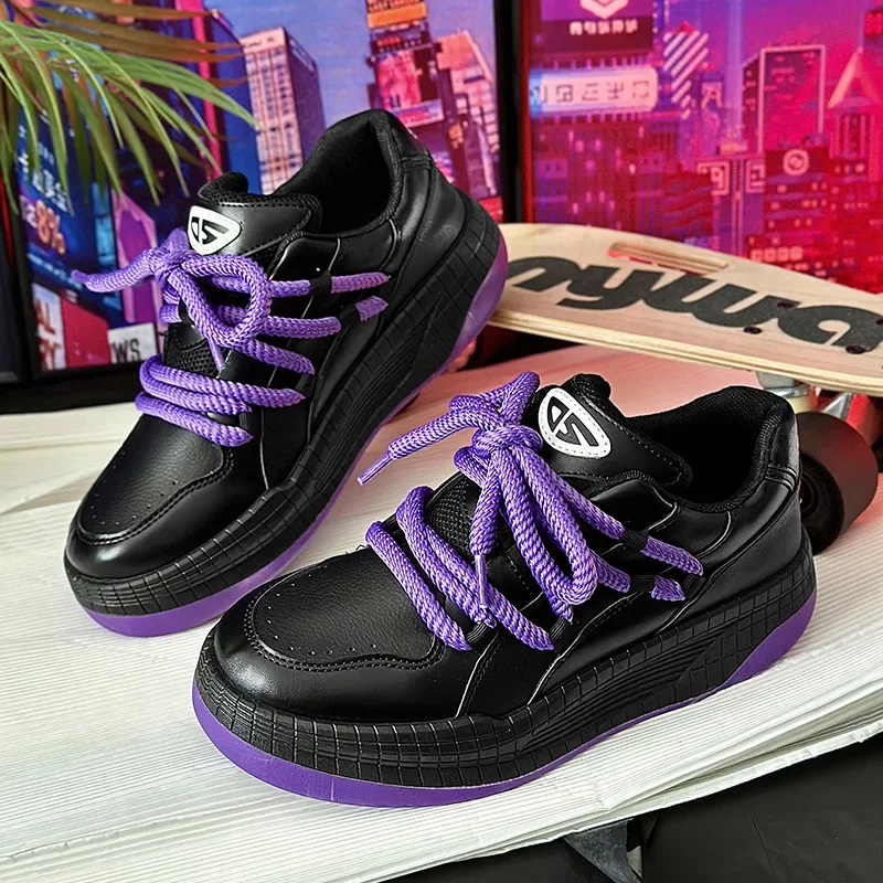 Original Brand Men's Sneakers Trend Street Skateboard Shoes 2025New Casual Shoes for Men Platform Vulcanize Shoe Tenis Masculino
