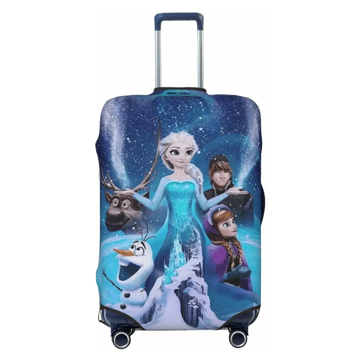 

Cartoon Frozen Princess Suitcase Cover Dust Proof Animated Movie Luggage Covers Protector for 18-32 inch