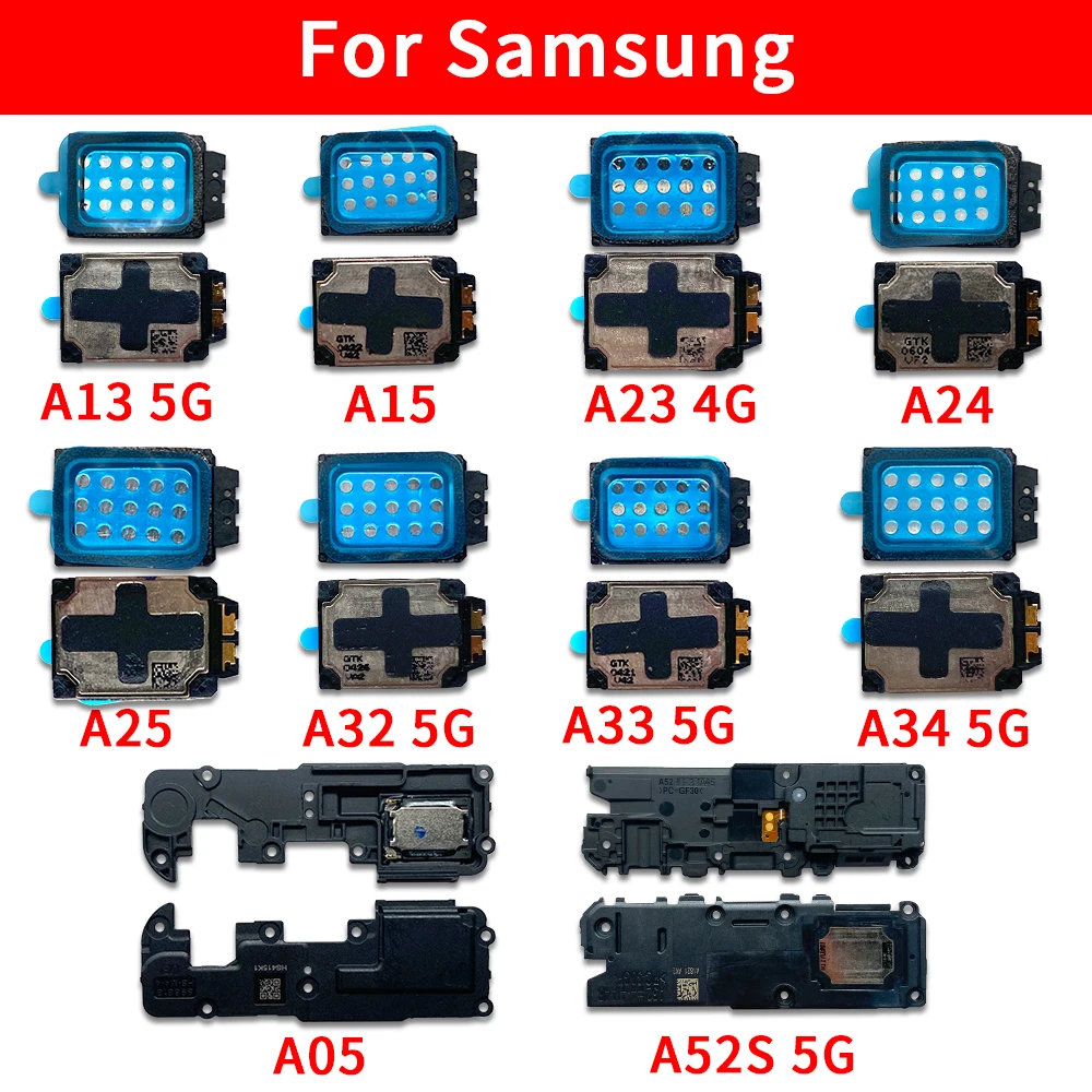 For Samsung A05 A13 5G A15 A23 4G A24 A25 A32 5G A33 5G A34 5G A52S 5G Rear Inner Ringer Buzzer Loud Speaker Core Play Buzze