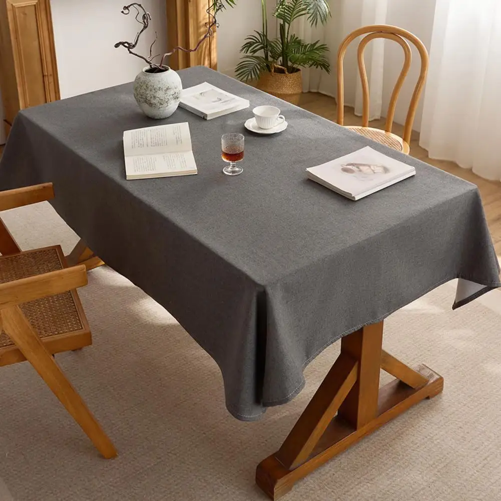 2026 Tablecloth for Rectangle Table, Farmhouse Style Thickened Tablecloth, Wrinkle Resistant Easy Care Table Cover for Coffee Ta