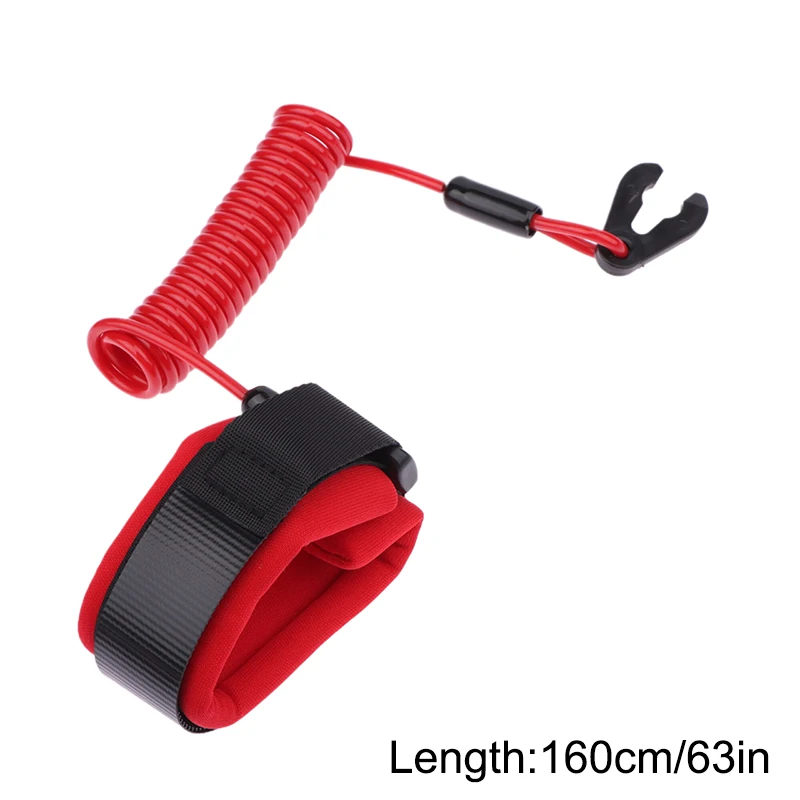 Boat Engine Emergency Safety Lanyard Kill Stop Switch Lanyard Cord Red Emergency Safety Lanyard Tool image 6