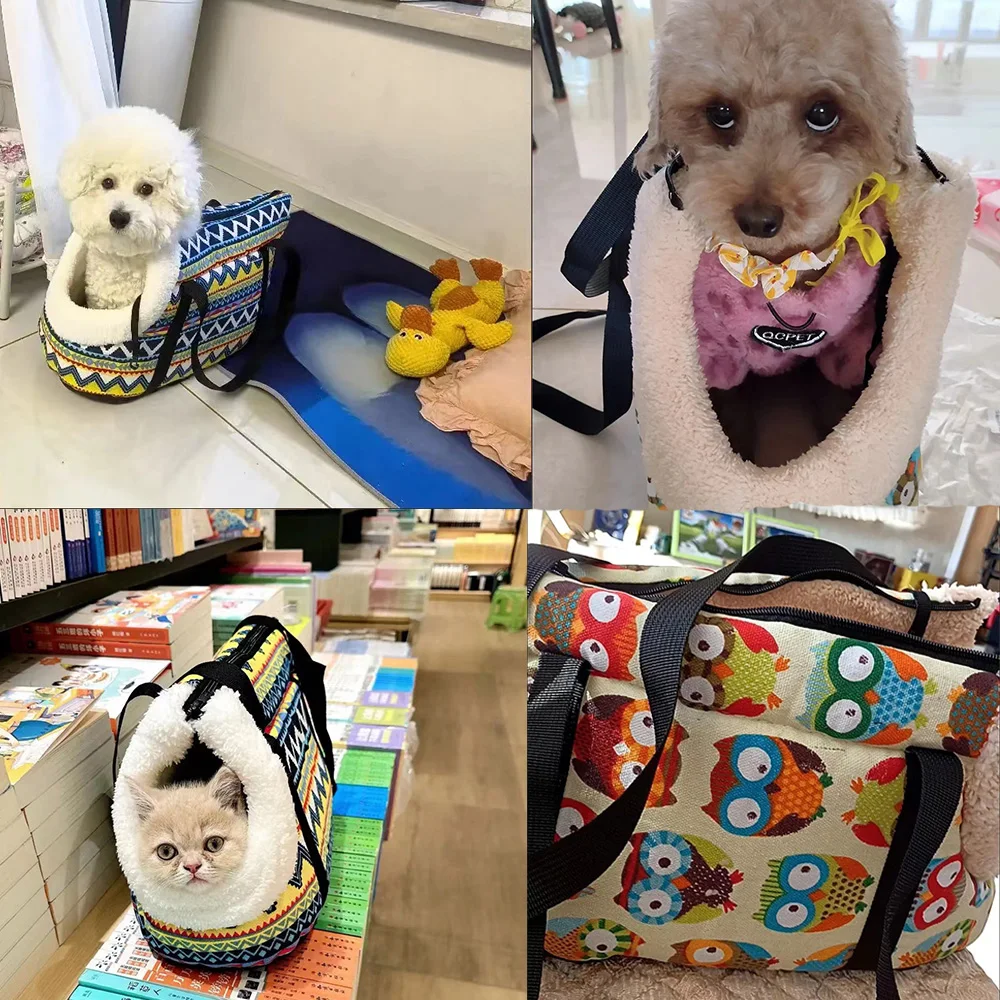 حقيبة ظهر محمولة للكلاب الصغيرة والمتوسطة ، حقائب كتف القطط ، سفر الجرو ، المشي ، المشي ، حاملات الحيوانات الأليفة في الهواء الطلق ، شيهواهوا