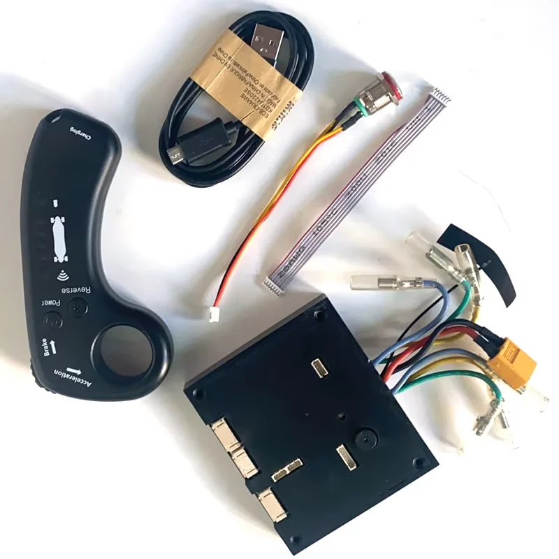 

Dual Drive 180W 250W 350W Electric Skateboard Hub Motor Kits ESC And Remote Electric Lonboard Control Board