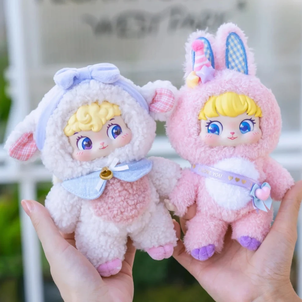 

Authentic Friend Memo Series Puffy Nose Plush Trendy Play Blind Box Vinyl Plush Ornament Cute Girl Heart Doll Mystery Box Gift
