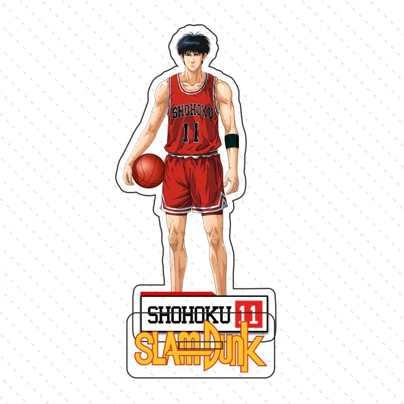 Anime SLAM DUNK Kaede Rukawa Sakuragi Hanamichi Acrylic 15cm Standing Role Figure Model Plate Birthday Prop Fans Gifts