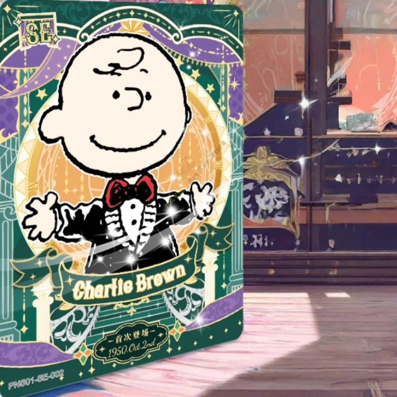 KAYOU سنوبي بطاقة حقيقية الفول السوداني الإصدار الأول جمع بطاقة الكرتون المحيطة لعب الأطفال بطاقة فلاش هدية عيد #5