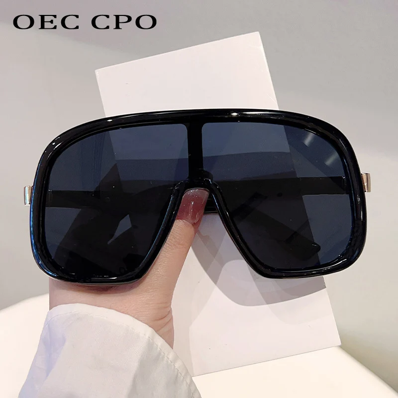 Oversized One-Piece Sunglasses for Women and Men - UV400