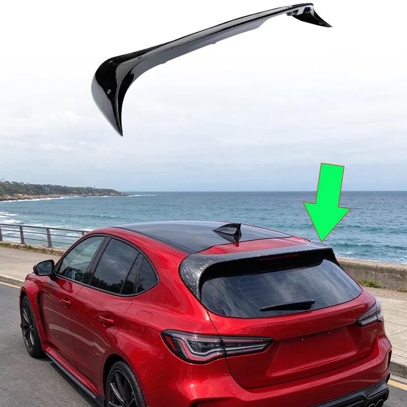 For 2014-2019 Mazda3 Axela Hatchback Body Kit Rear Spoiler Diffuser Side Skirt ABS Exterior Tuning Accessories Car Modification