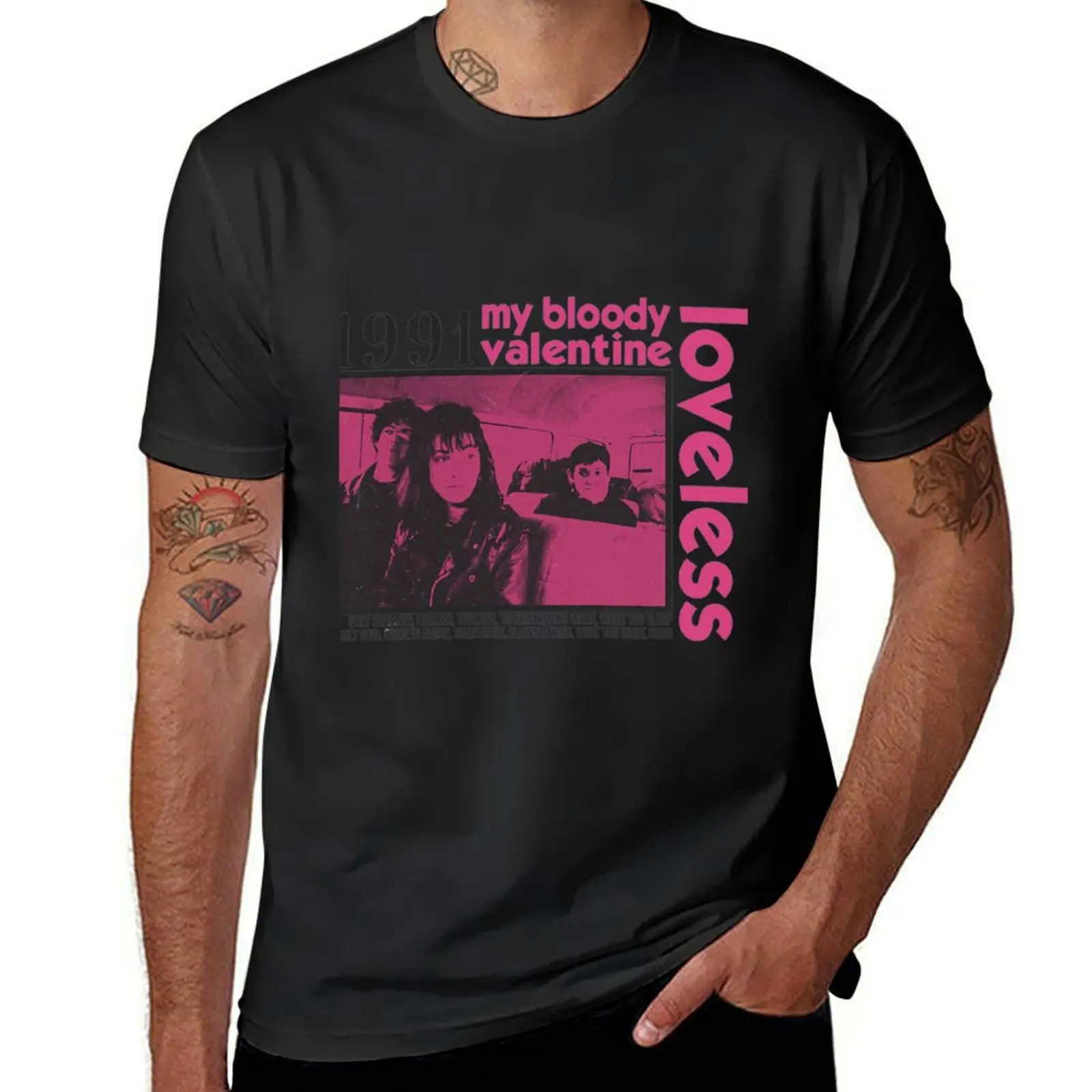 My Bloody Valentine .vintage my bloody valentine loveless Classic . T-Shirt boys animal print anime customs designer t shirt men