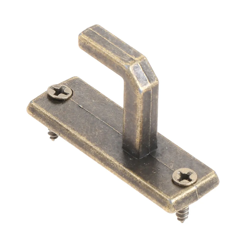 1set Bronze Sliding Window Door Locks Handle Metal Door Latch Bolt Home Hardware With Screws For Family Bedrooms Doors Tool Part