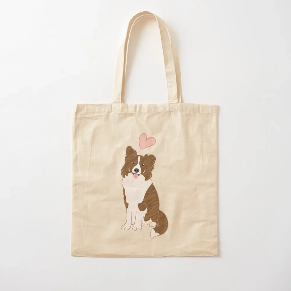 

LOVE Brindle Border Collie Tote Bag tote bag university Gift bag