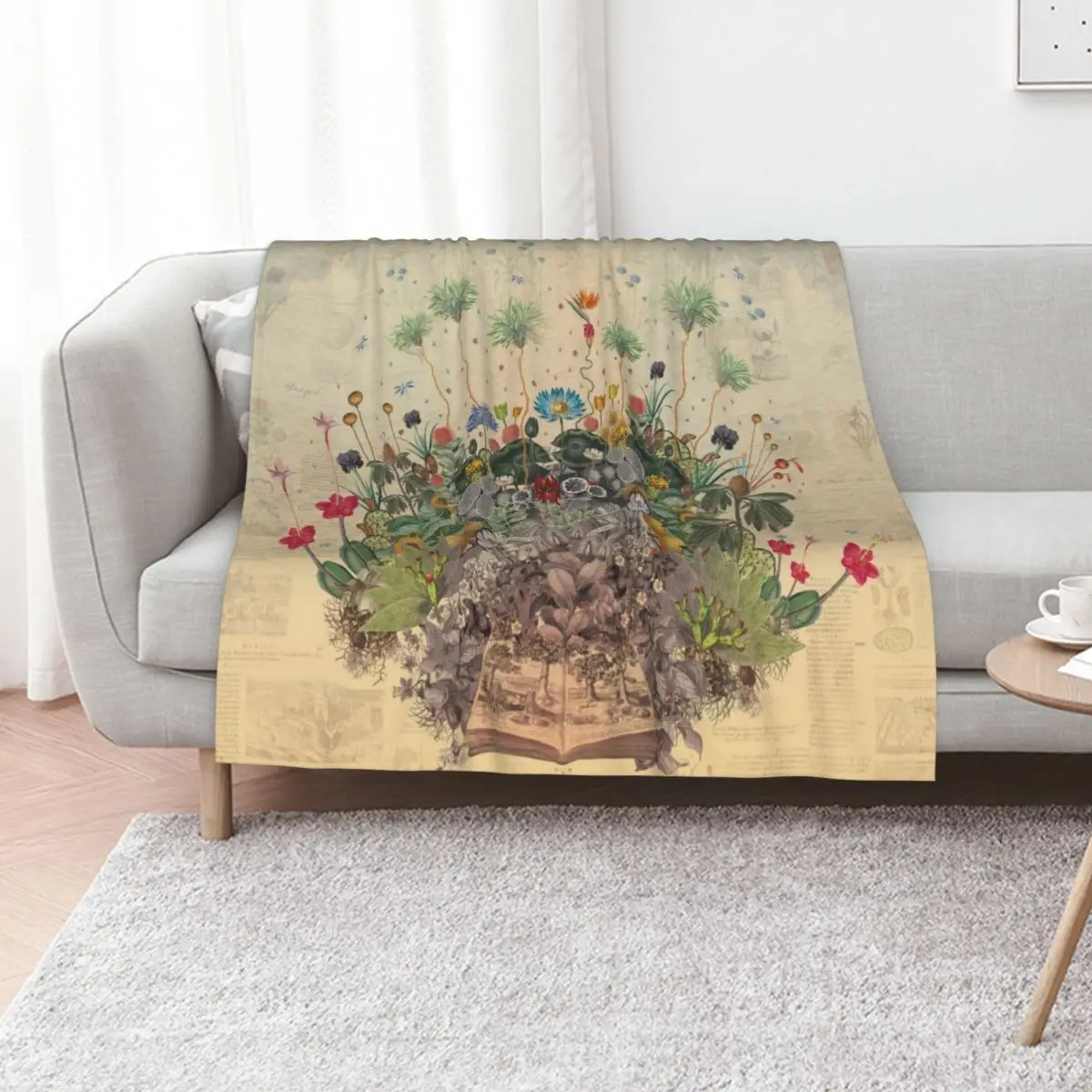FANTASTIC BOTANICAL Throw Blanket Loose Giant Sofa anime Luxury Designer Large Comforter Blankets