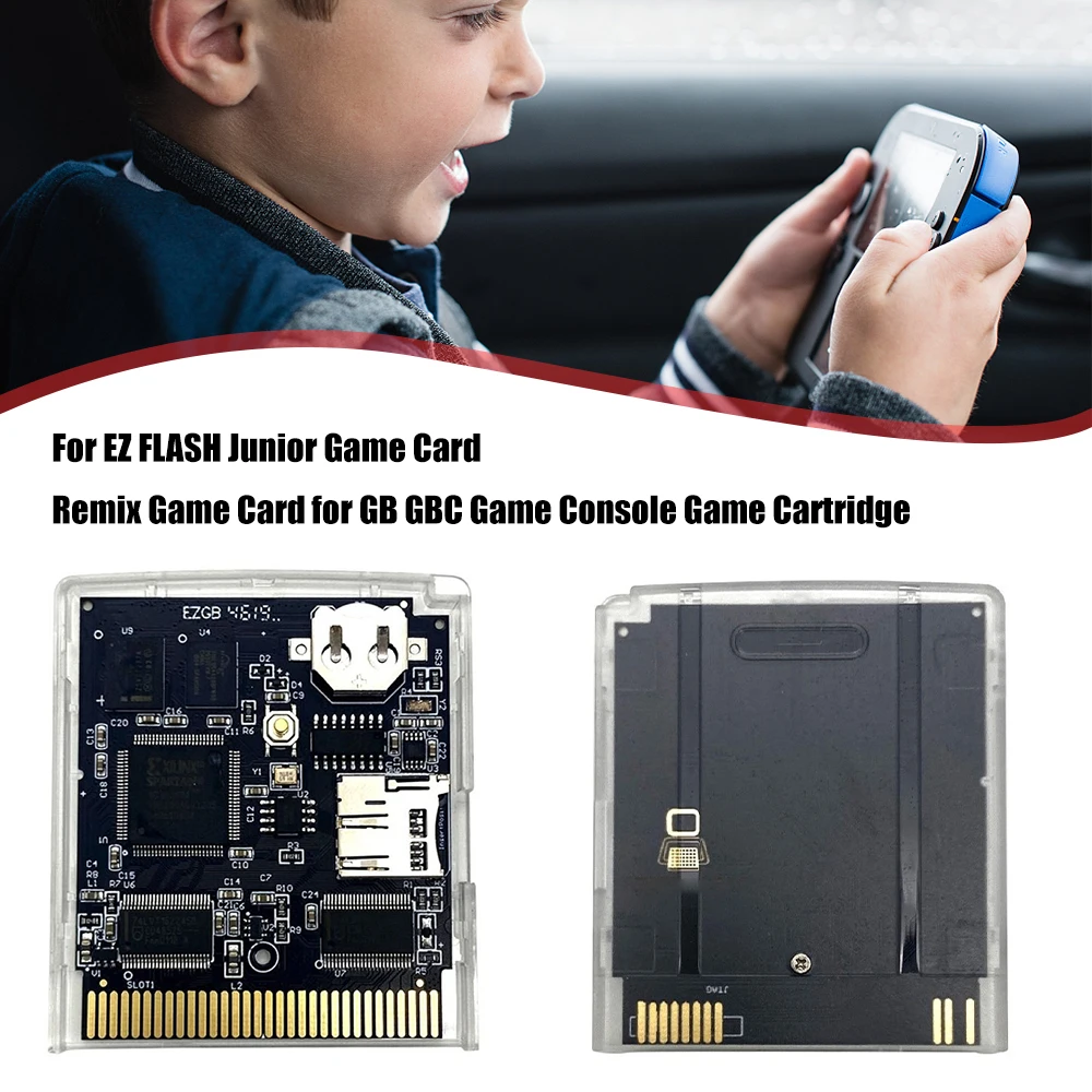 EZ FLASH Junior For GB GBC Console Reader EZJ EZ-FLASH With Real Time Clock Support 32GB Micro SD Cards Game Accessories