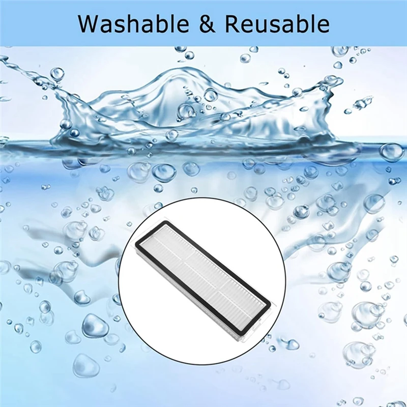 B58B-21PCS Accessories Kit For Dreame Bot D10s / D10s Pro Robot Vacuum Cleaner Roller Side Brush Hepa Filter Mop Pad Parts