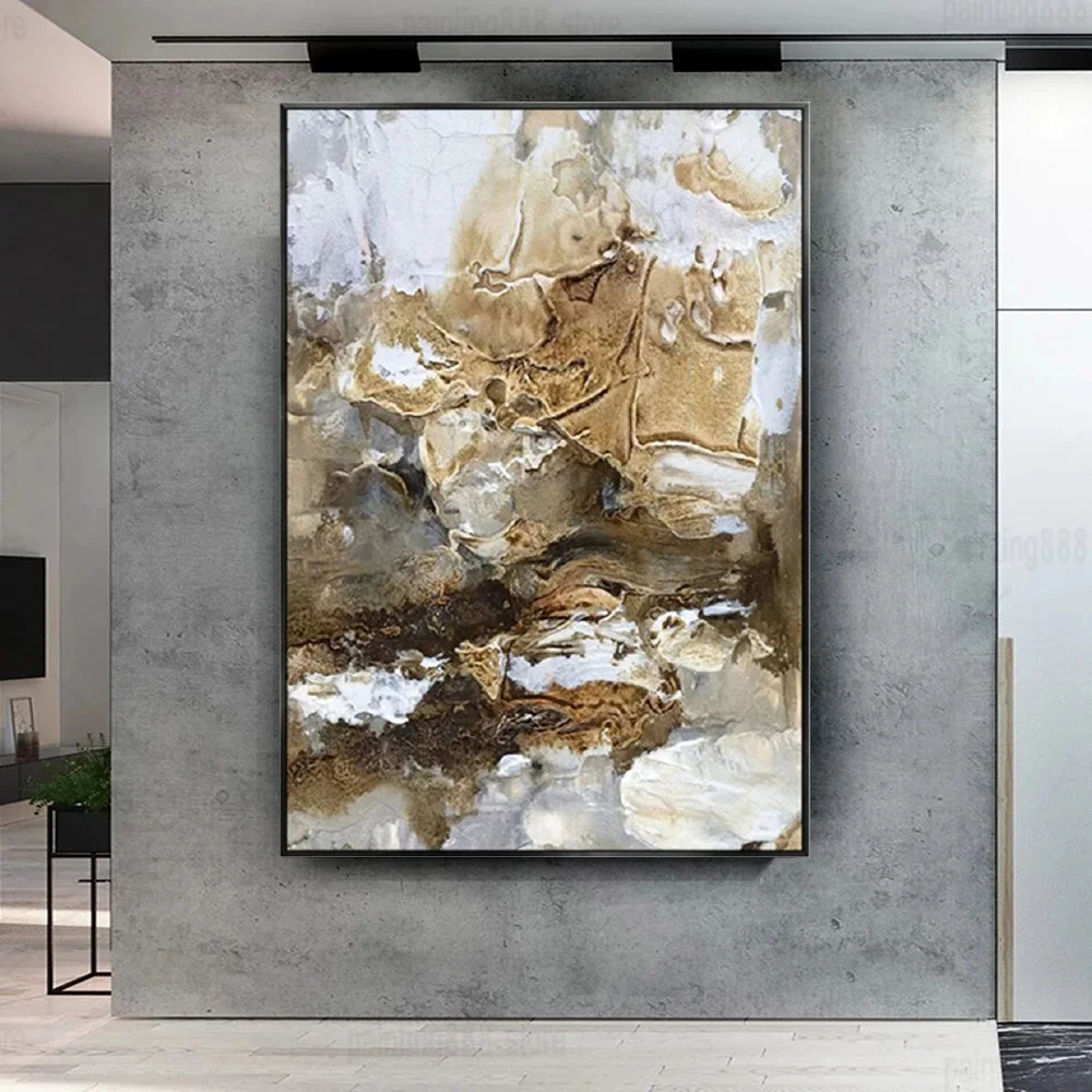 

Nordic Impressionism Color Abstract Oil Painting 100% Handmade Wall Art Picture Decor Home Modern Canvas Poster Mural No Framed