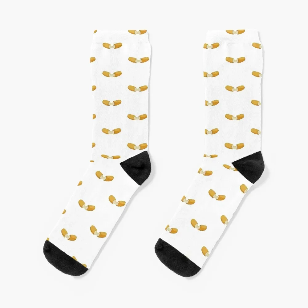 

Mozzarella Stick Socks Stockings man cotton with print christmas gifts Socks Male Women's