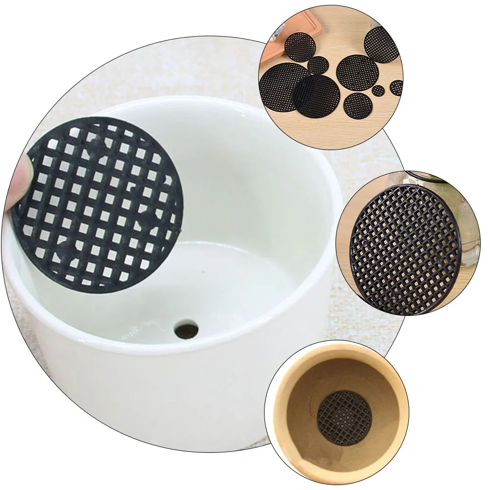 

1Set Flowerpot Pads 36 Plastic Mesh Pads for Flowerpot Hole Soil Leak Prevention Root Protection Durable Reusable