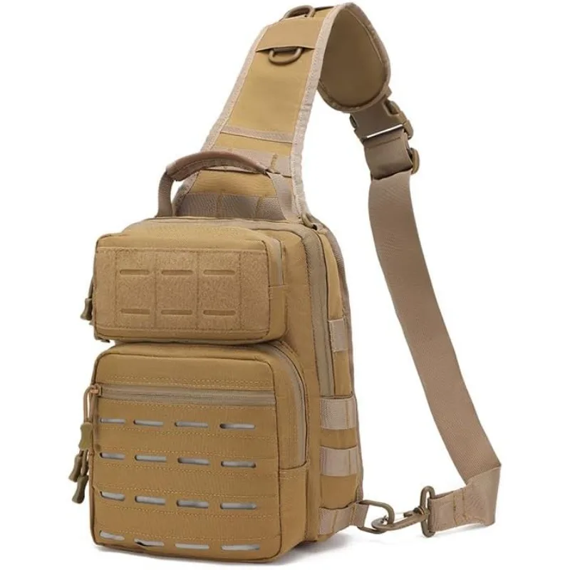 Tactical Sling Bag Backpack Rover Shoulder Sling Pack Molle EDC Small Crossbody Chest Pack