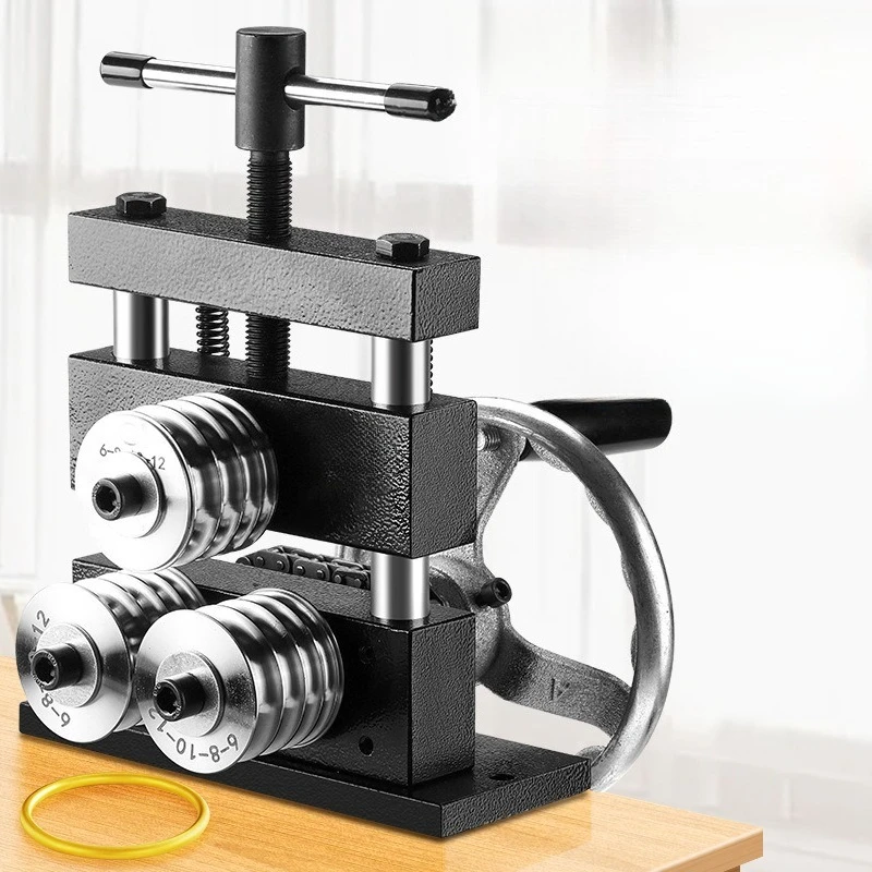 Manual Hollow Bangle Bending Machine Adjustable Jewelry Tool for DIY Craft Bracelet Making Rounding Gold Silver Metal Tubing