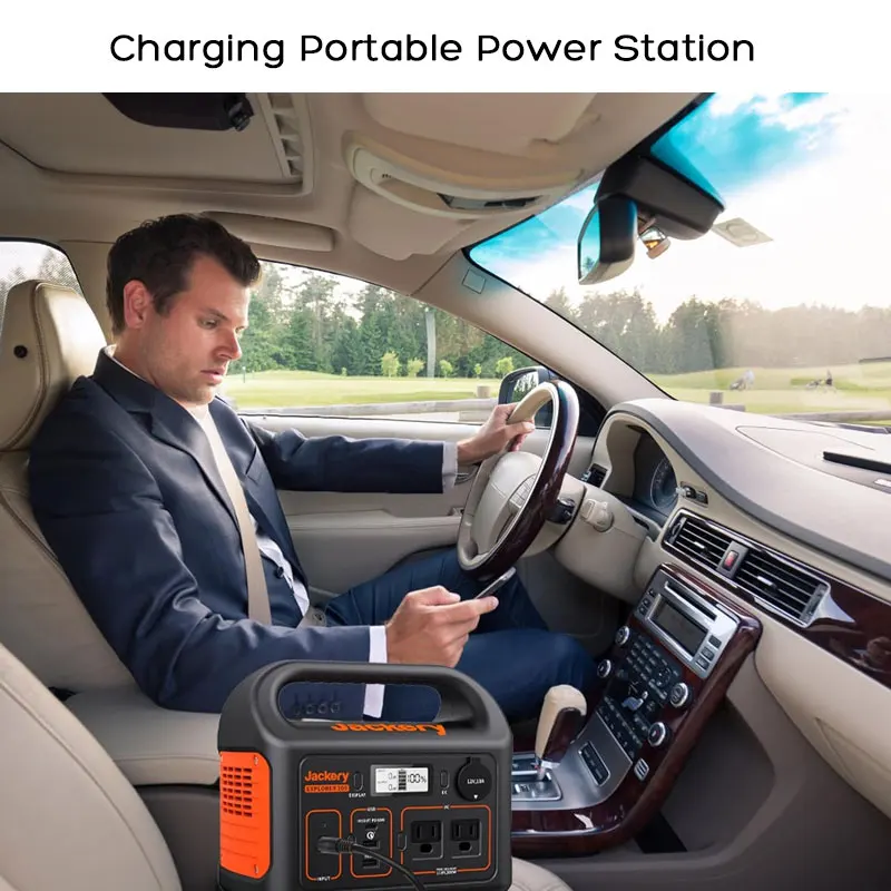 1.5 Meters DC7909(DC8mm) to Car Cigarette Lighter Cable for Bluetti AC180/B80/EB3A/EB70/AC60 Anker 521 Portable Power Stations. - view 5