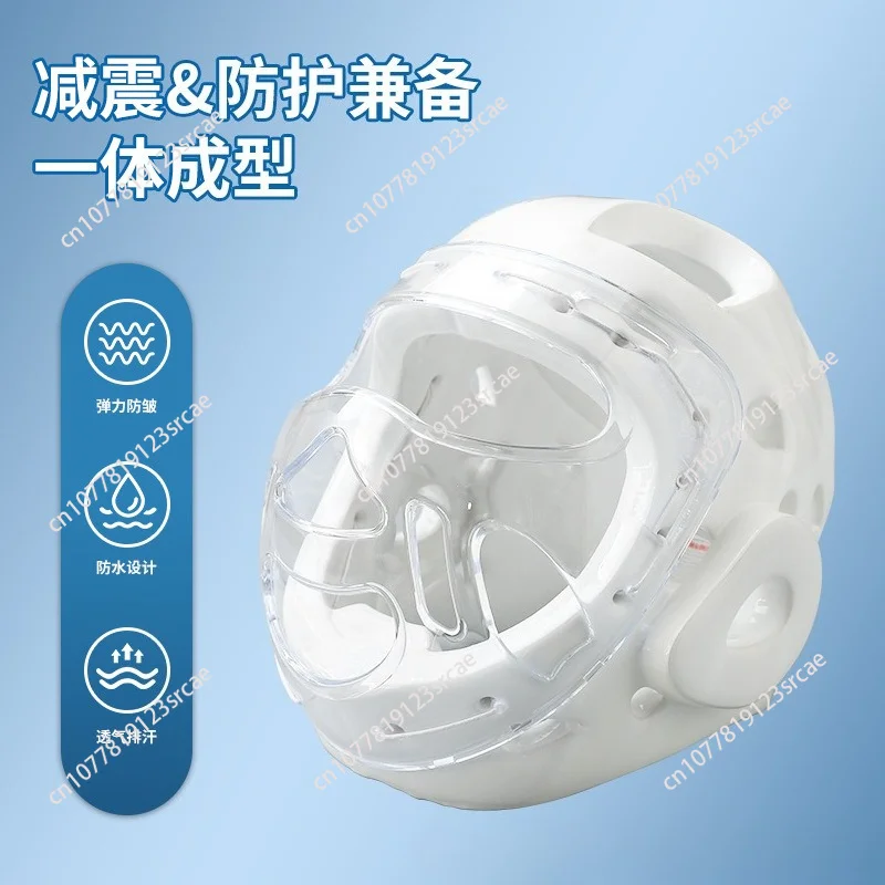 Karate helmet competition training head guard mask protective gear