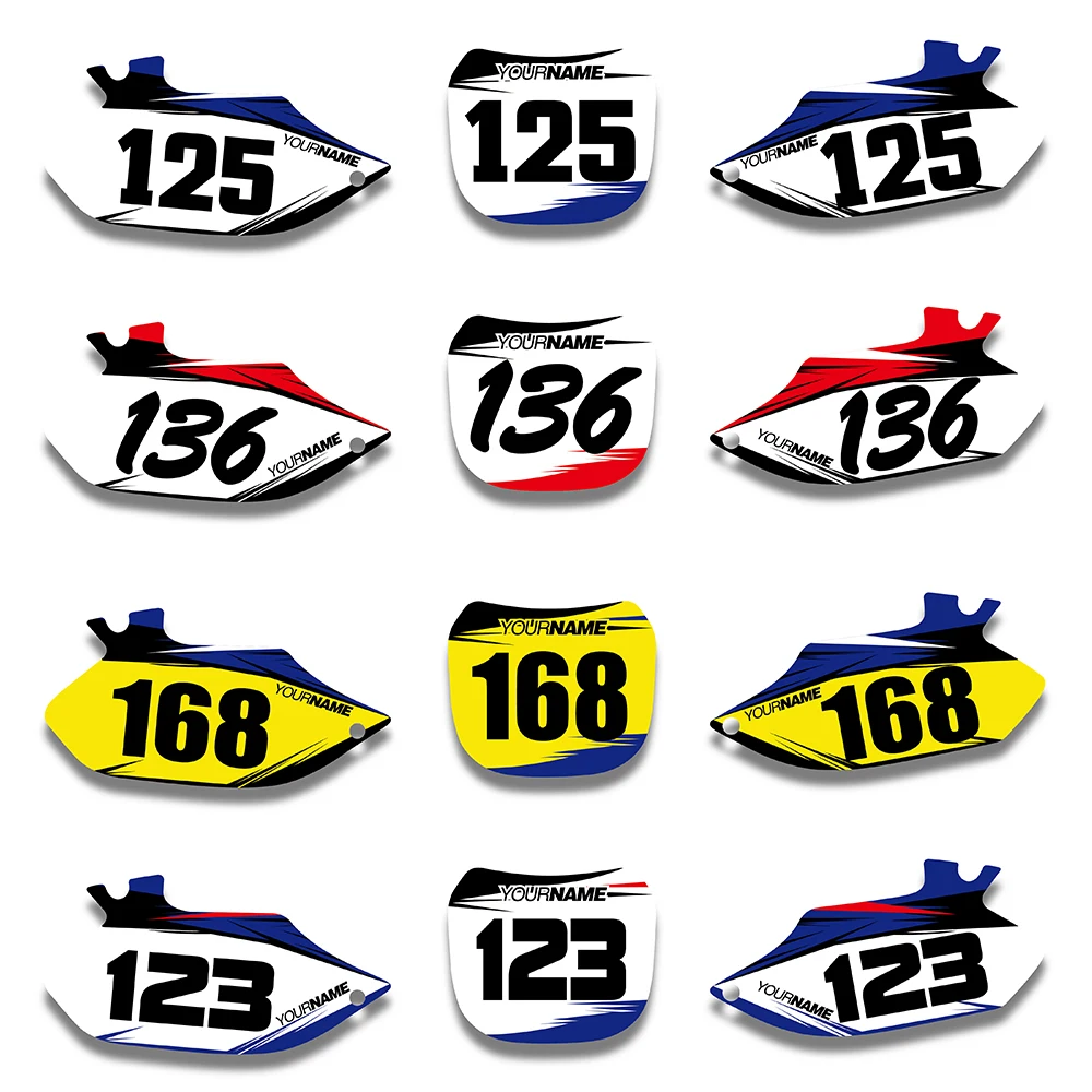 

NICECNC Custom Number Plate Background Graphics Sticker & Decal For Yamaha YZ250F YZ400F YZ426F 1999 - 2002 YZ 250F 400F 426F