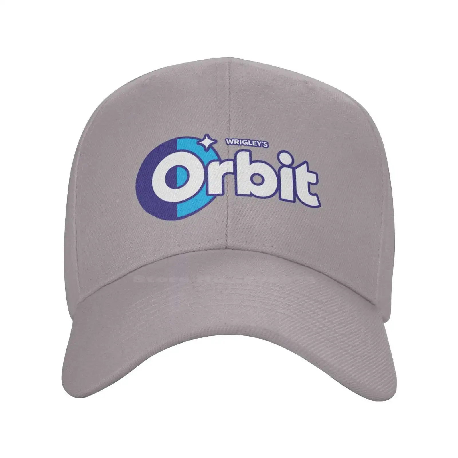 Orbit Logo Druck Grafik lässig Denim Kappe Strick mütze Baseball mütze