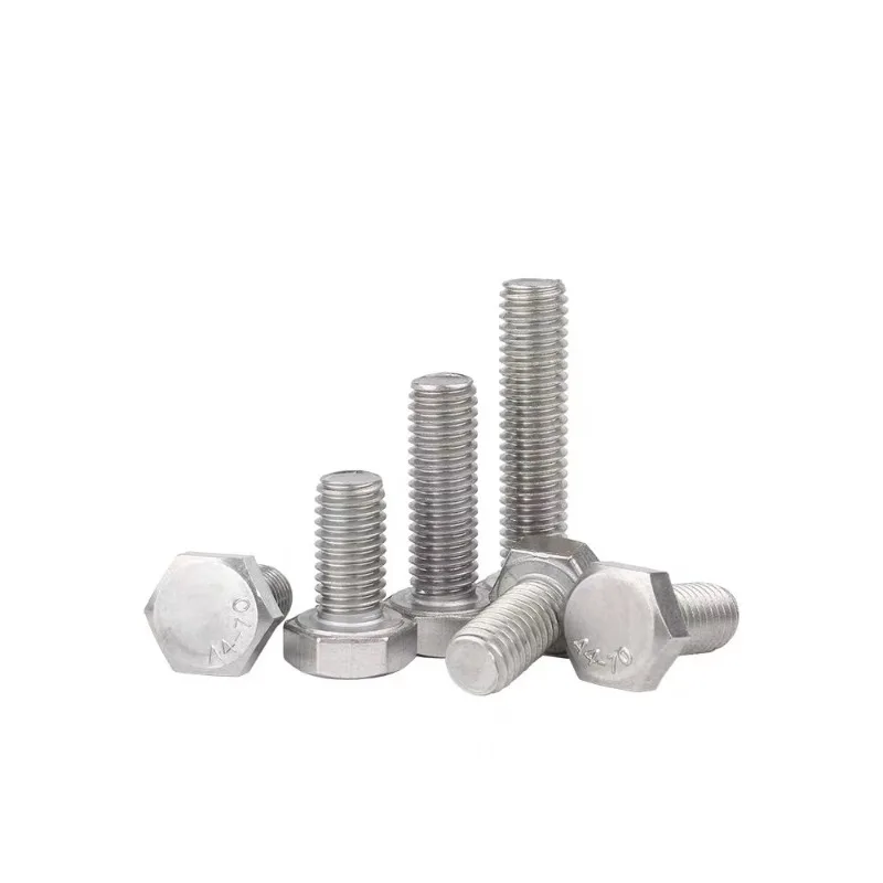 DIN933 316 Stainless Steel Hex Bolt M8 M10 M12 Full Thread External Hex Screws 5-20pcs