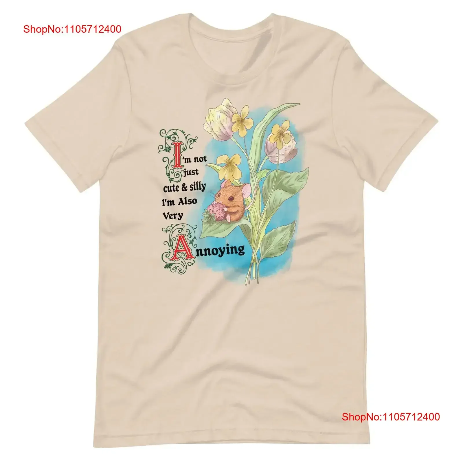 Silly Cute and Annoying T Shirt vintage Washed Unisex Top For Everyday Wear graphic Slightly Stretched Breathable