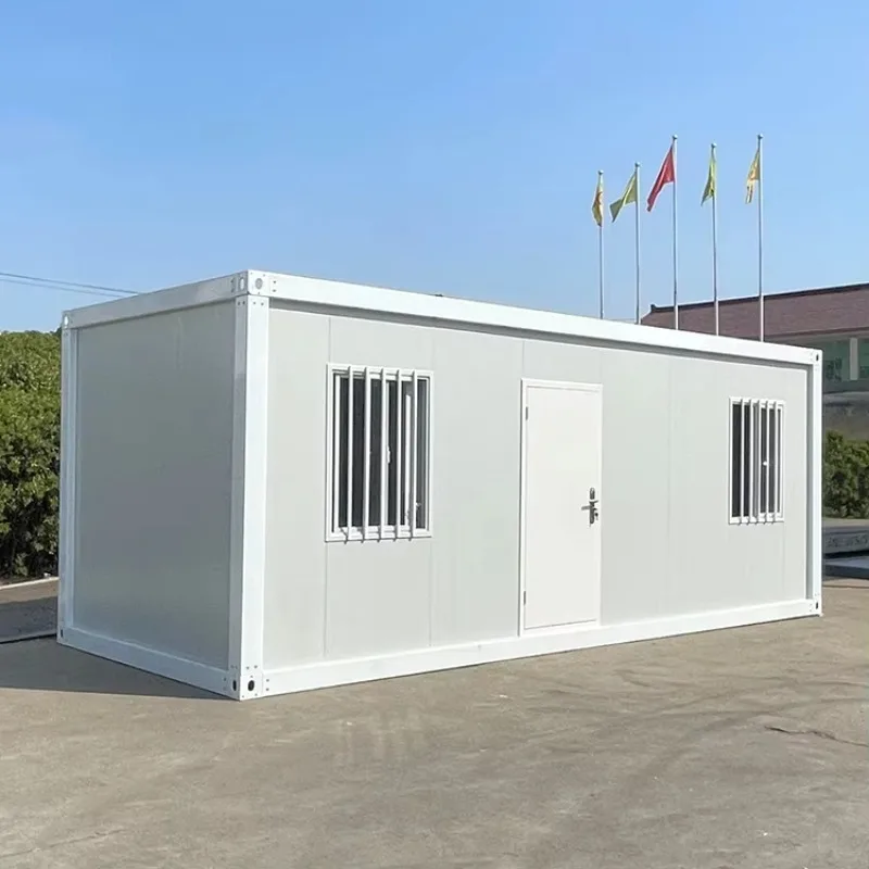 

20ft Quickly Installation Z Folding Container House Prefab Foldable Tiny House Mobile Temporary Dormitory Container House