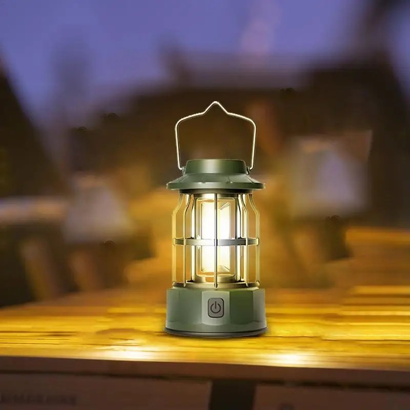 Linterna de Camping para exteriores, luz COB impermeable para acampar al aire libre, lámpara de luz para acampar, linterna colgante portátil recargable