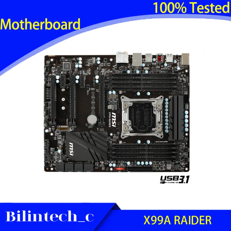 FOR MSI X99A RAIDER x99 Motherboard Supports REG ECC Memory 128GB DDR4 LGA2011