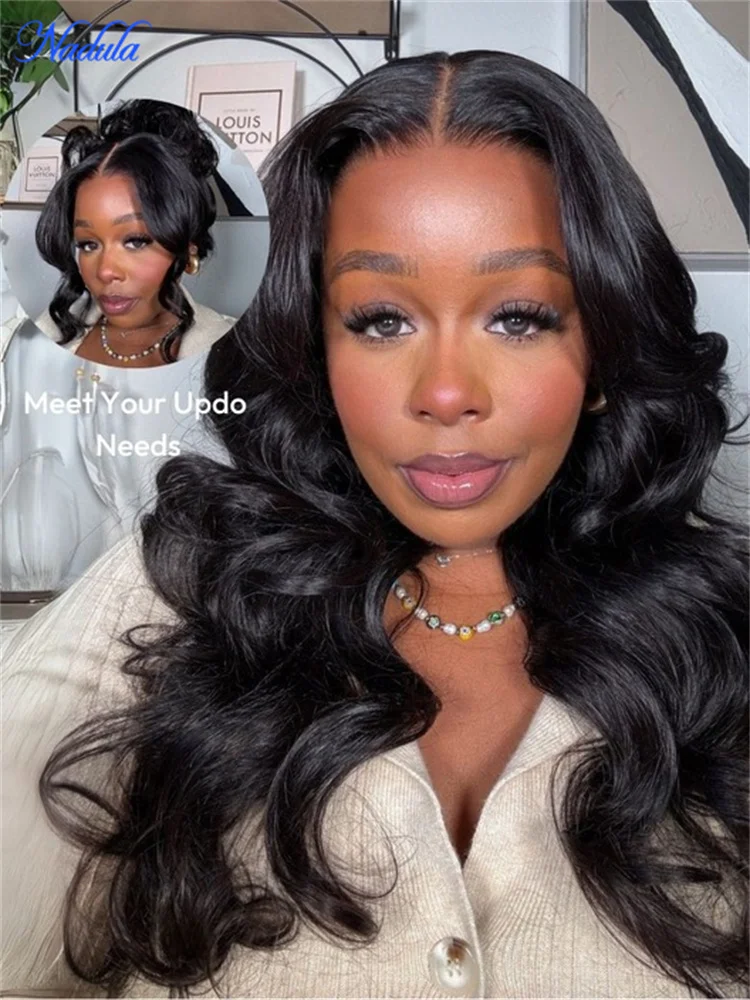 

Nadula HD Real Scalp™ Glueless Wig 3D Body Wave 13x4 Ear to Ear Lace Frontal Wig Face Framing Pre Bleached Tiny Knots