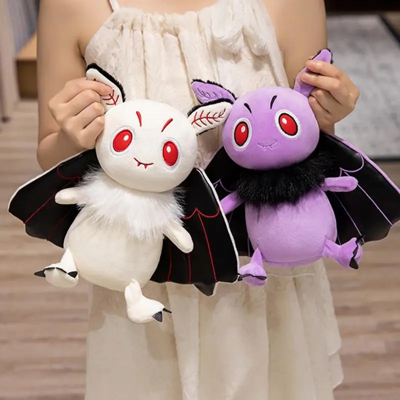 Stuffed Mothman Plush Plush Doll Toys 9.84inch Moth Plush Toys Stuffed Soft Cartoon Moth Doll Flying Moth Stuffed Animals