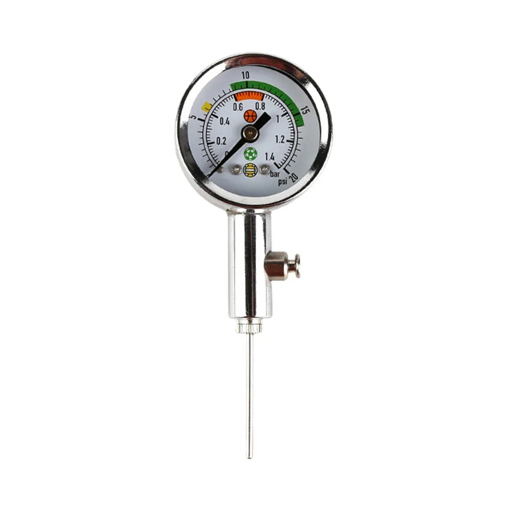 

Barometers Ball Pressure Gauge Metal Sport Equipment 1pc Ball Pressure Gauge Barometers For Soccer Measure Tool