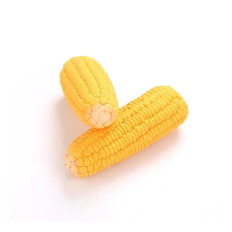 Pet Toys Squeak Toys Latex Corn Shape Puppy Dogs Toy Pet Supplies Training Playing Chewing Dog Toys for Small Dogs Pet Products