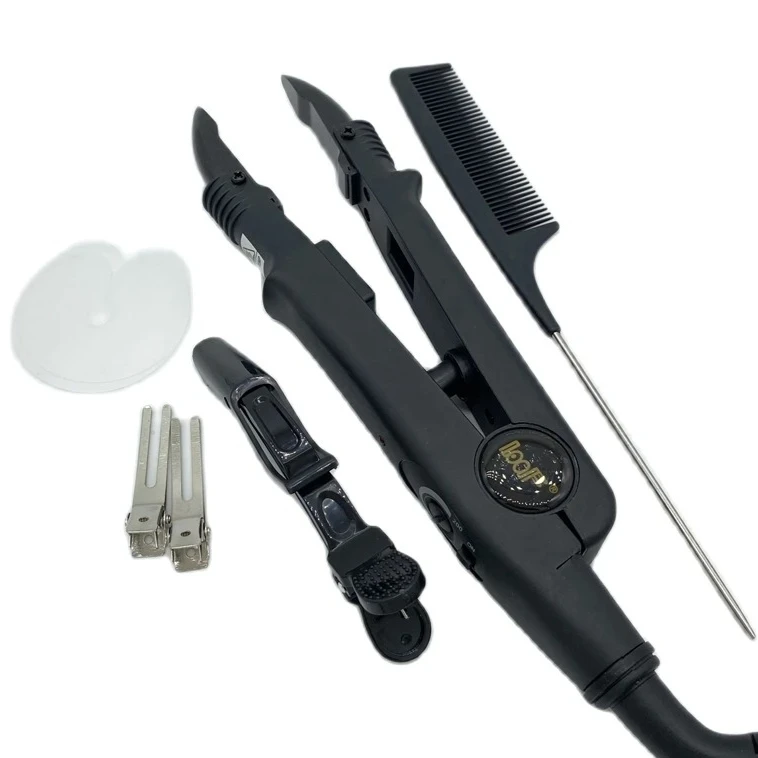 

（Big disount）Multi Functional Traceless Hair Extensions Hair Extension Fusion Iron Connector Temperature Controllable Heat Hair