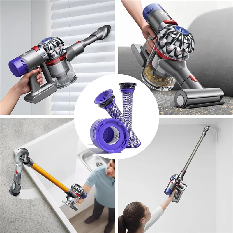 Filtri Hepa N18R per filtri pre e post serie Dyson V7 V8, parti di ricambio per aspirapolvere filtro 965661-01 e 967478-01