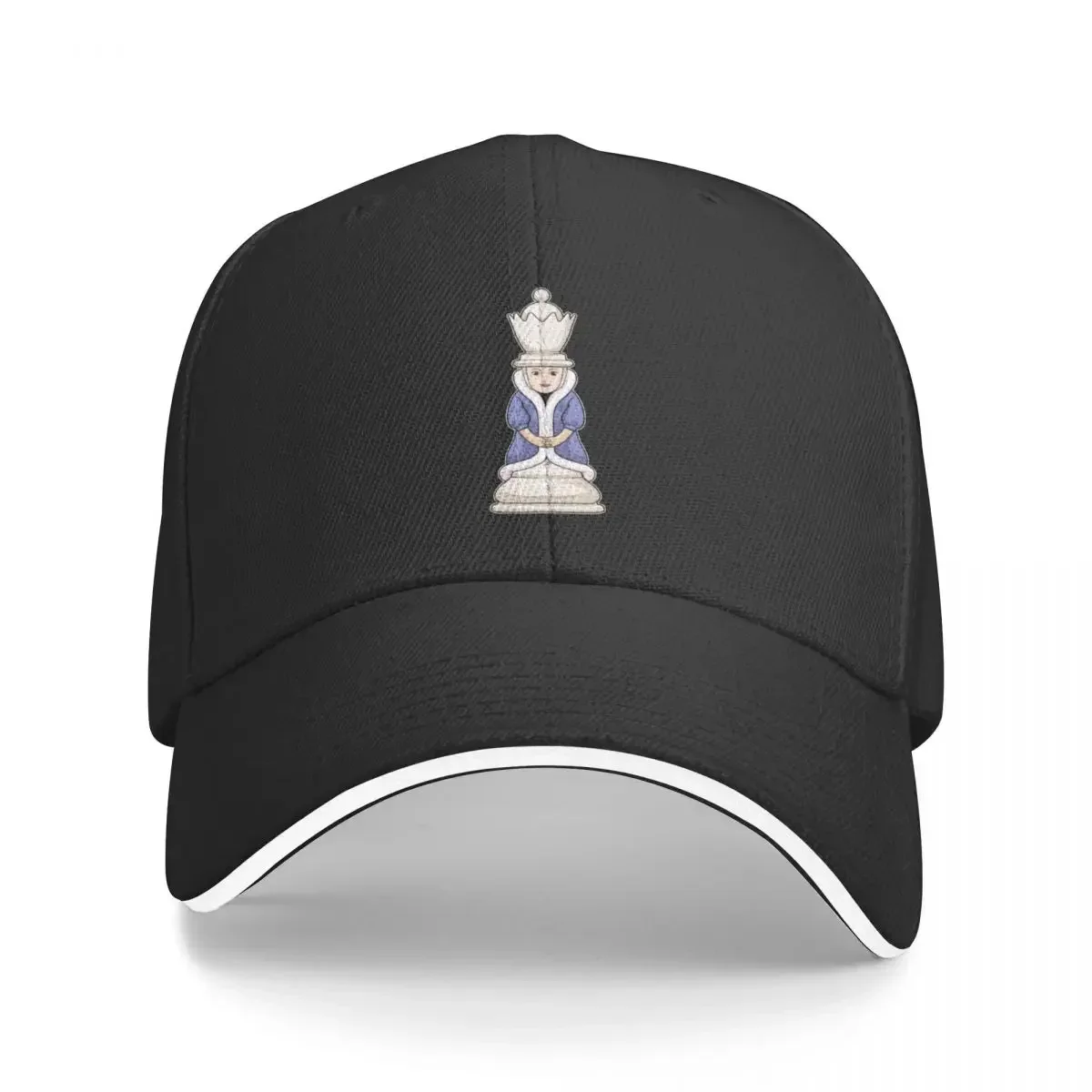 Chess piece Queen Chess Baseball Cap black derby hat Beach Outing hiking hat Women Beach Fashion Men's