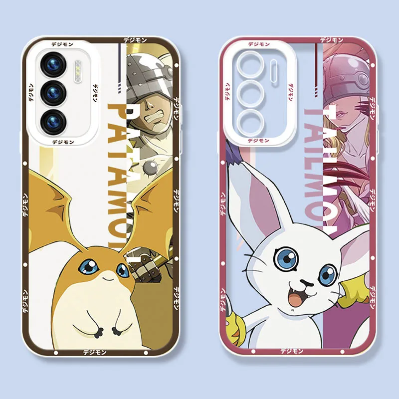 Digital Monster Digimon Phone Case For Samsung Galaxy S24 S23 S22 Ultra S21 S20 FE Note 20 10 Plus A15 A25 A35 A55 Clear Funda