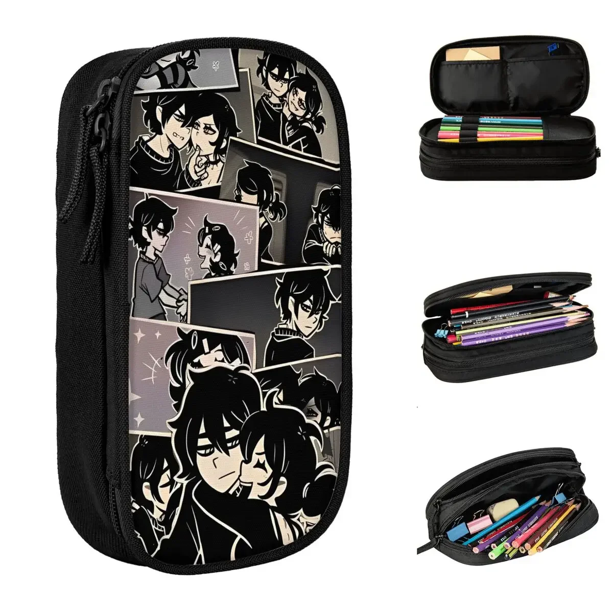 The Coffin Of Andy And Leyley Pencil Case Game Cartoon Pencil Pouch Pen Box for Girl Boy Bag School Supplies Gifts Stationery
